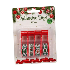 Christmas Stationery Tape 4 Piece